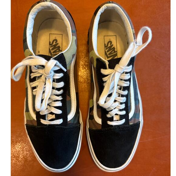 Vans Old Skool Woodland Camo Black Suede Canvas • Men’s 10 - Picture 3 of 8